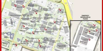 Kart av university of Houston